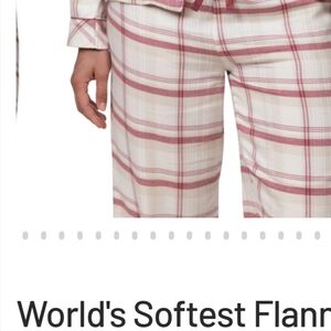 Pajamagram "world's softest flannel" pajamas set